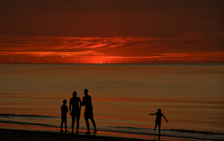 Sunset at Zeeland