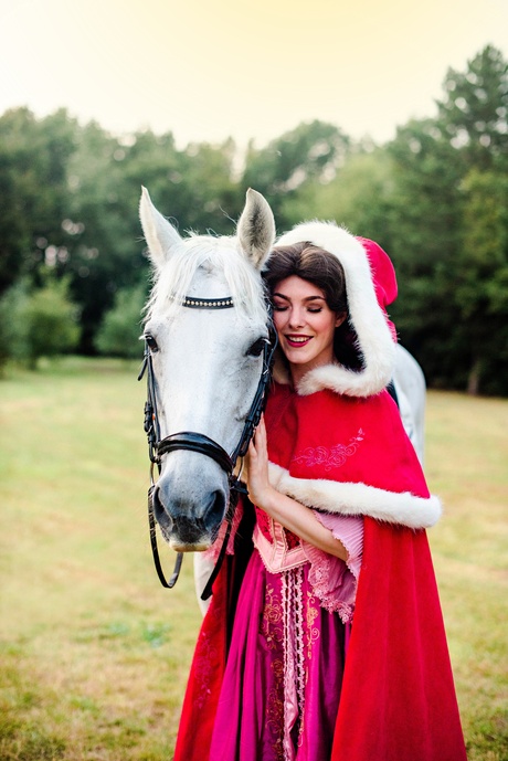 Prinses Belle en haar paard