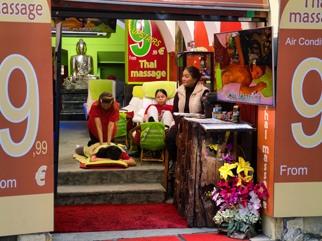 Massage salon, Praag