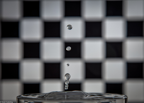 gevangen in druppels