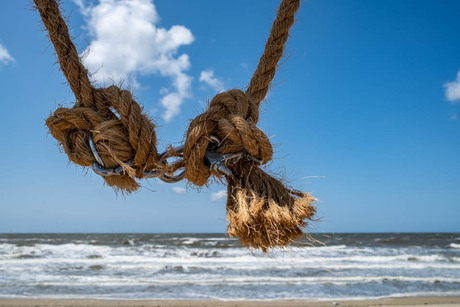 In de knoop