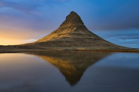 Zonsondergang Kirkjufell