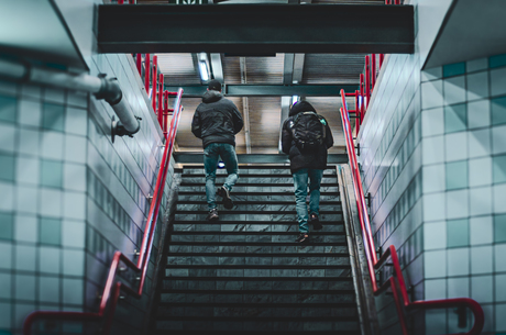 Station Dordrecht Nacht