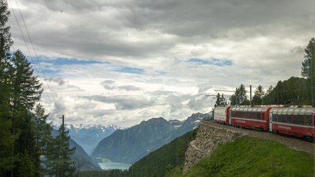 Door Zwitserland met de trein