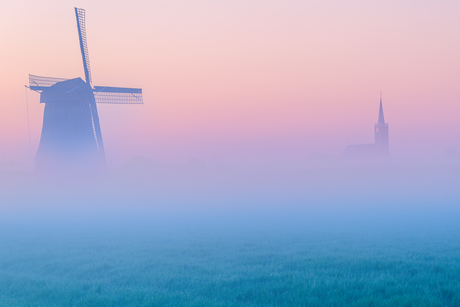 Schermerhorn in de mist