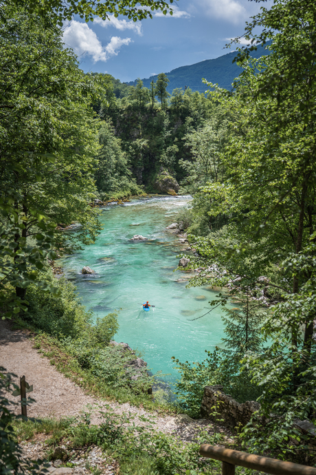 Soca rivier bij Kobarid