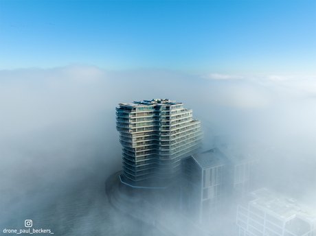 De Handelskade Nijmegen de in de mist 🤩