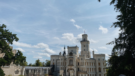 De echte foto van het kasteel