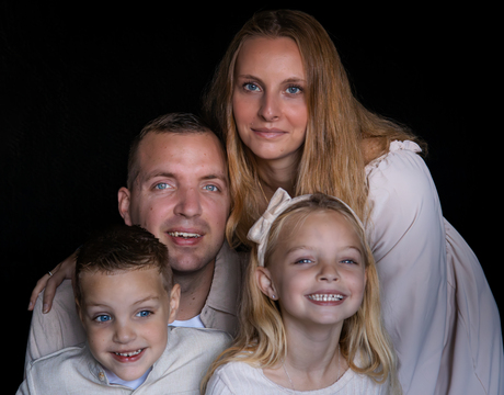 Gezinsportret mooie herinnering