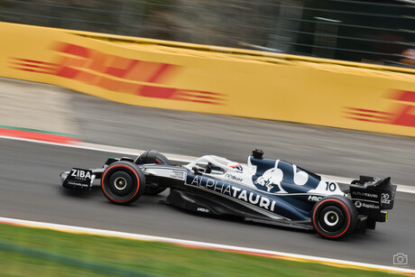 Pierre Gasly op Spa Francorchamps