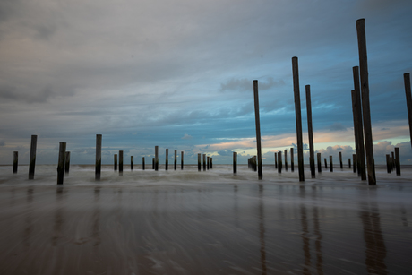 De palen in Petten