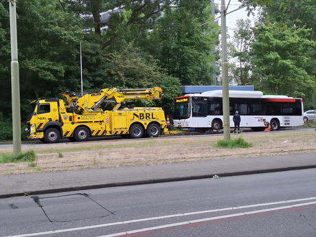 Straatplaatje met pech