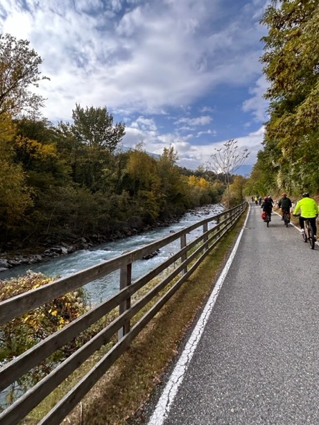 Fietsen in de herfst 