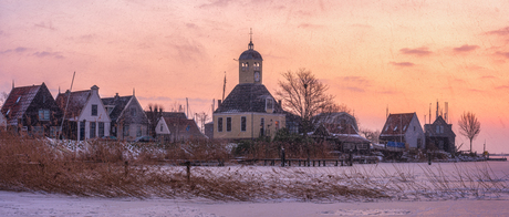Durgerdam, winter panorama