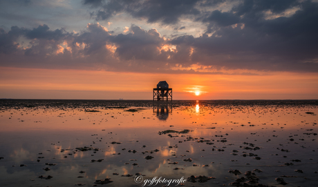 Zonsondergang op de Engelsmanplaat