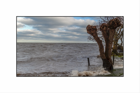 hoogwater IJsselmeer Edam