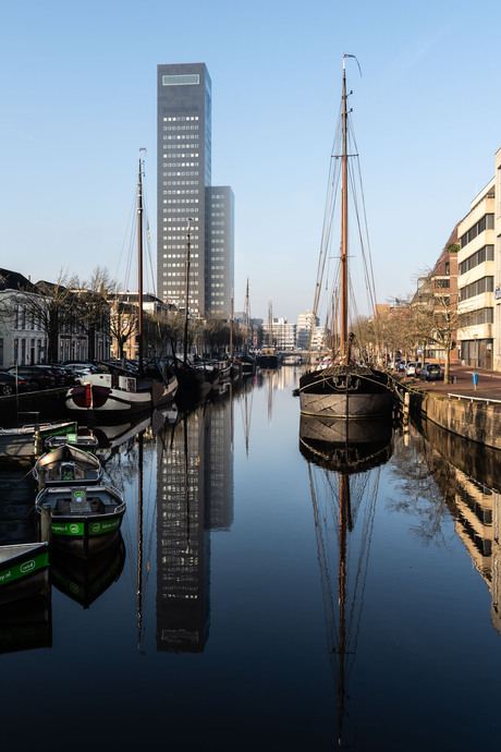 Reflectie in Leeuwarden