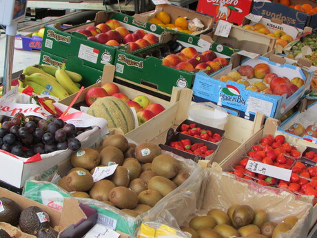 Fruit op de markt 