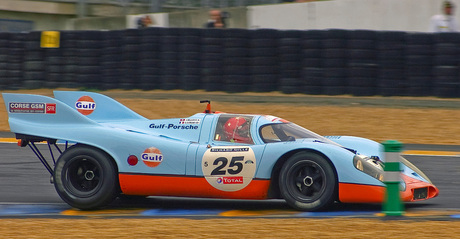 Porsche 917 K op snelheid