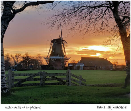 Zonopkomst in Paesens