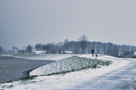 Sneeuw en hoogwater