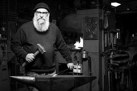 Metaal bewerker Smid