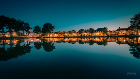 Reflectie de blokken