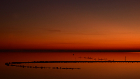 Het Lauwersmeer.