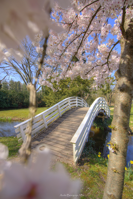 Over de brug is het lente