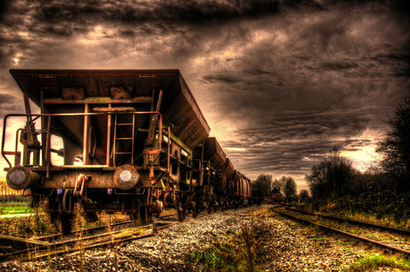 wagons in hdr