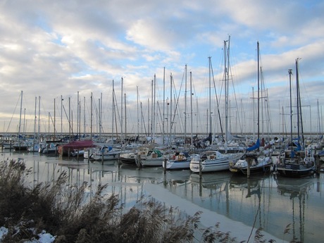 bootjes in de haven