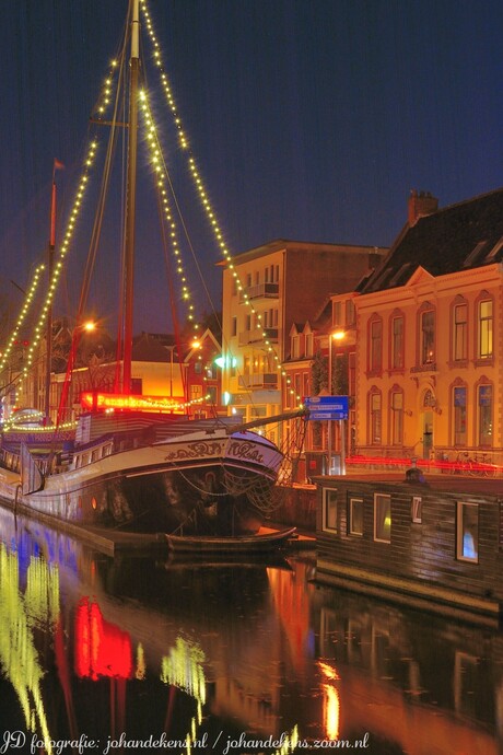 Avondfotografie in Groningen stad.
