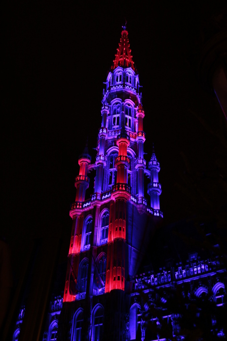 Lichtshow Brussel 1