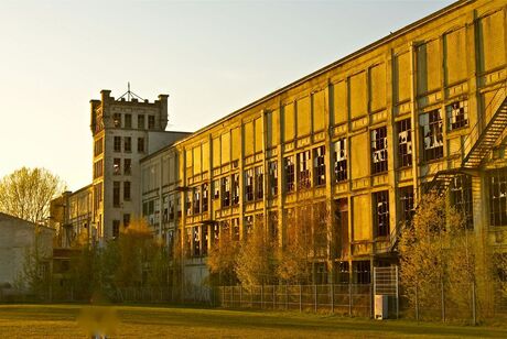 Fabriek in desolate staat