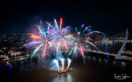 Vuurwerkshow Rotterdam