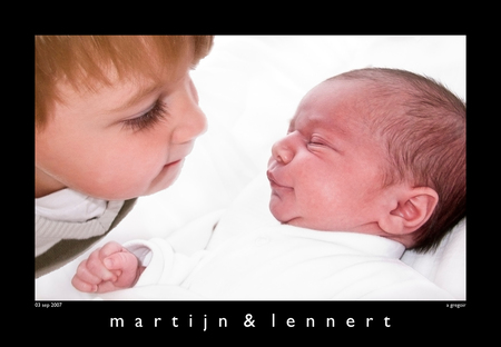 m a r t i j n & l e n n e r t - Van jalouzie geen sprake... - foto door AGR5119 op 27-10-2007 - deze foto bevat: martijn, alain, lennert, agr5119, gregoir