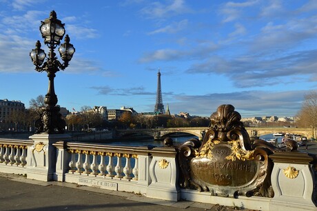 Een uitzicht over de Seine
