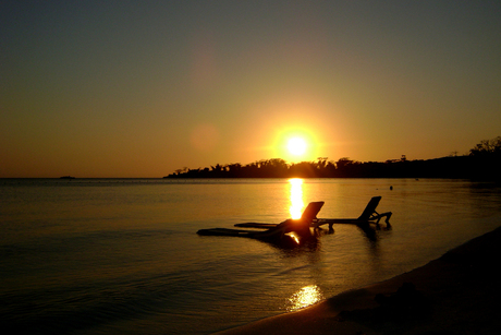 sunset in jamaica