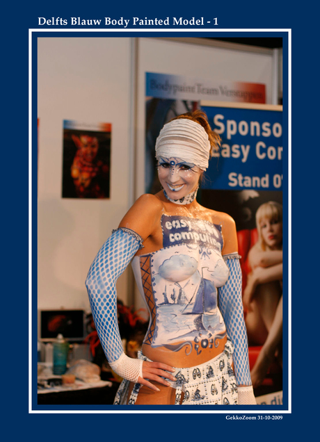 Delfts Blauw Body Painted Model - 1
