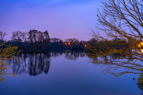 blauw uurtje