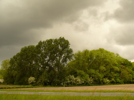 slecht weer op komst