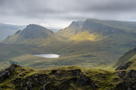 Uitzicht over The Quiraing, Isle of Skye