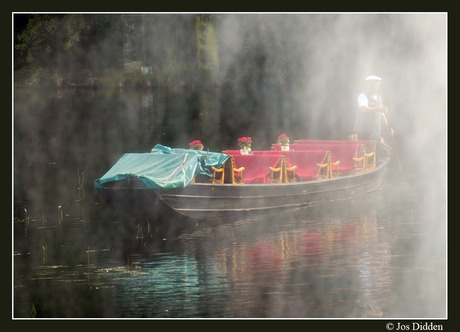 Boot in de mist