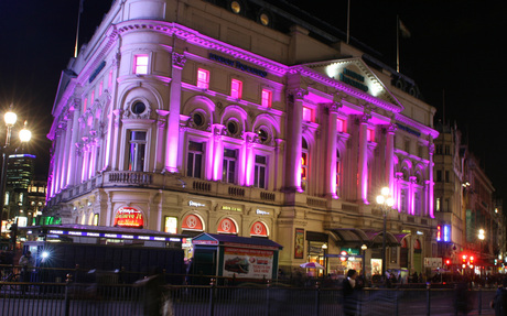 Piccadilly Circus by Night