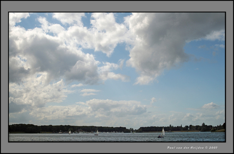 Zeilen op de Mookerplas