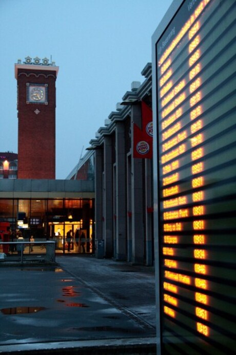 Een rustige morgen op het station