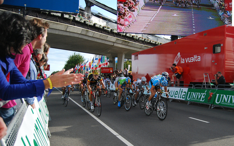 Eindsprint in Emmen (Vuelta)