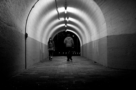 Angstig door de tunnel