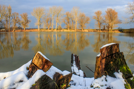 Sneeuw(luchten) boven Wilsum