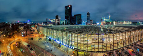 Panorama van Rotterdam Centraal